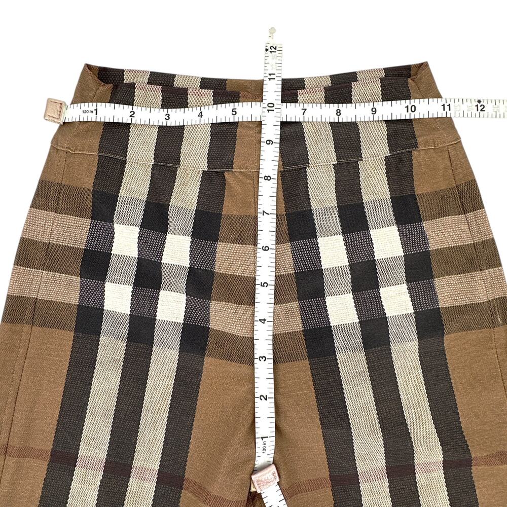 BURBERRY Andrea Check Biker Short XS - Picture 12 of 13